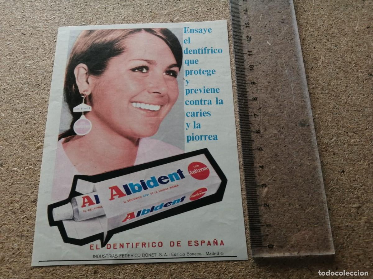 Otros Art&iacute;culos de Coleccionismo en Papel: ANUNCIO. PASTA DENTRIFICA ALBIDENT