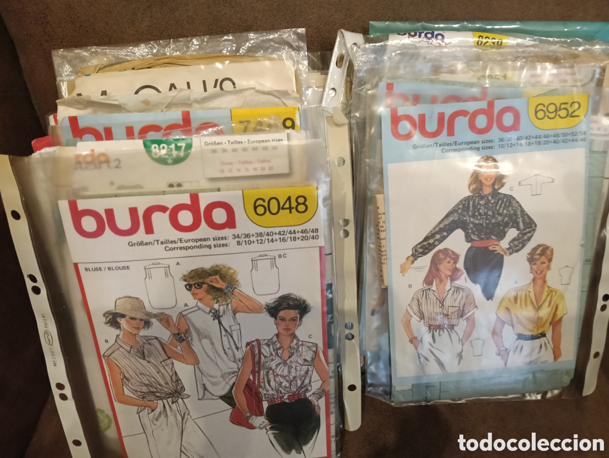 Otros Art&iacute;culos de Coleccionismo en Papel: Lote Patrones Revista Burda (22)