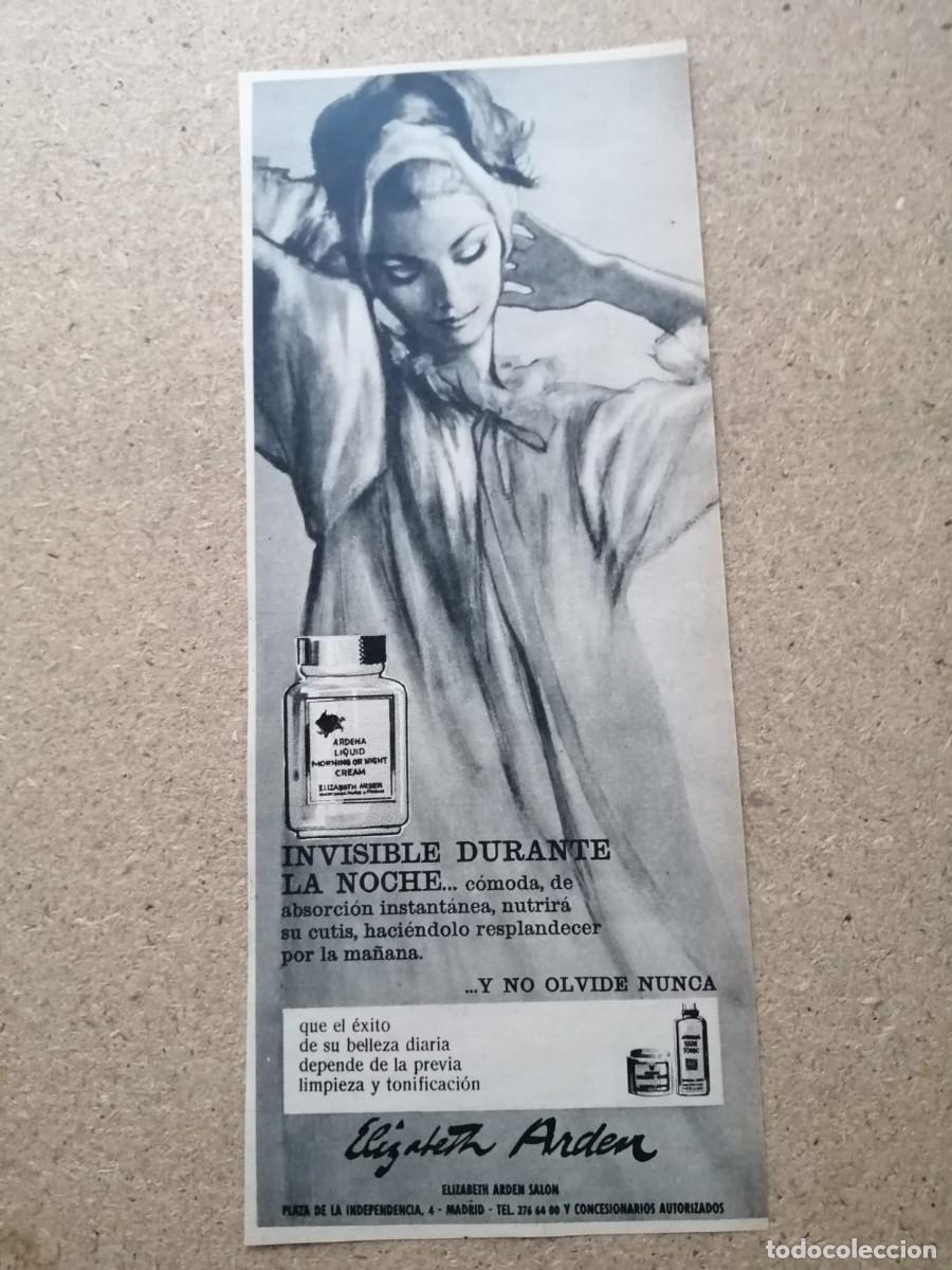 Otros Art&iacute;culos de Coleccionismo en Papel: ANUNCIO. PRODUCTOS DE BELLEZA ELIZABETH ARDEN