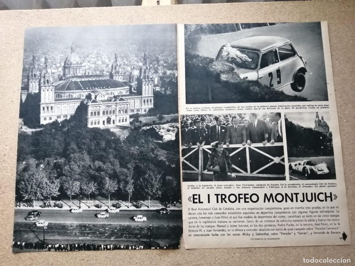 Altri oggetti di carta: REPORTAJE. EL I TROFEO MONTJUICH, BARCELONA