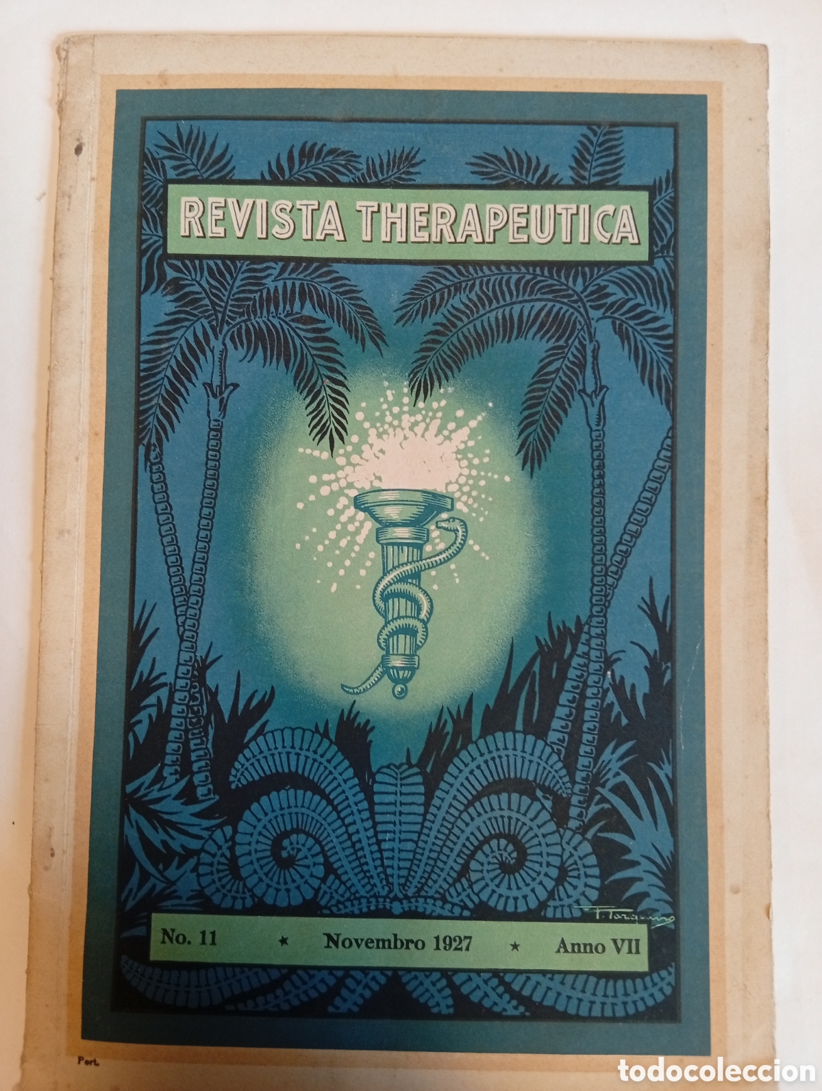 Otros Art&iacute;culos de Coleccionismo en Papel: Antigua revista therapeutica en portugues