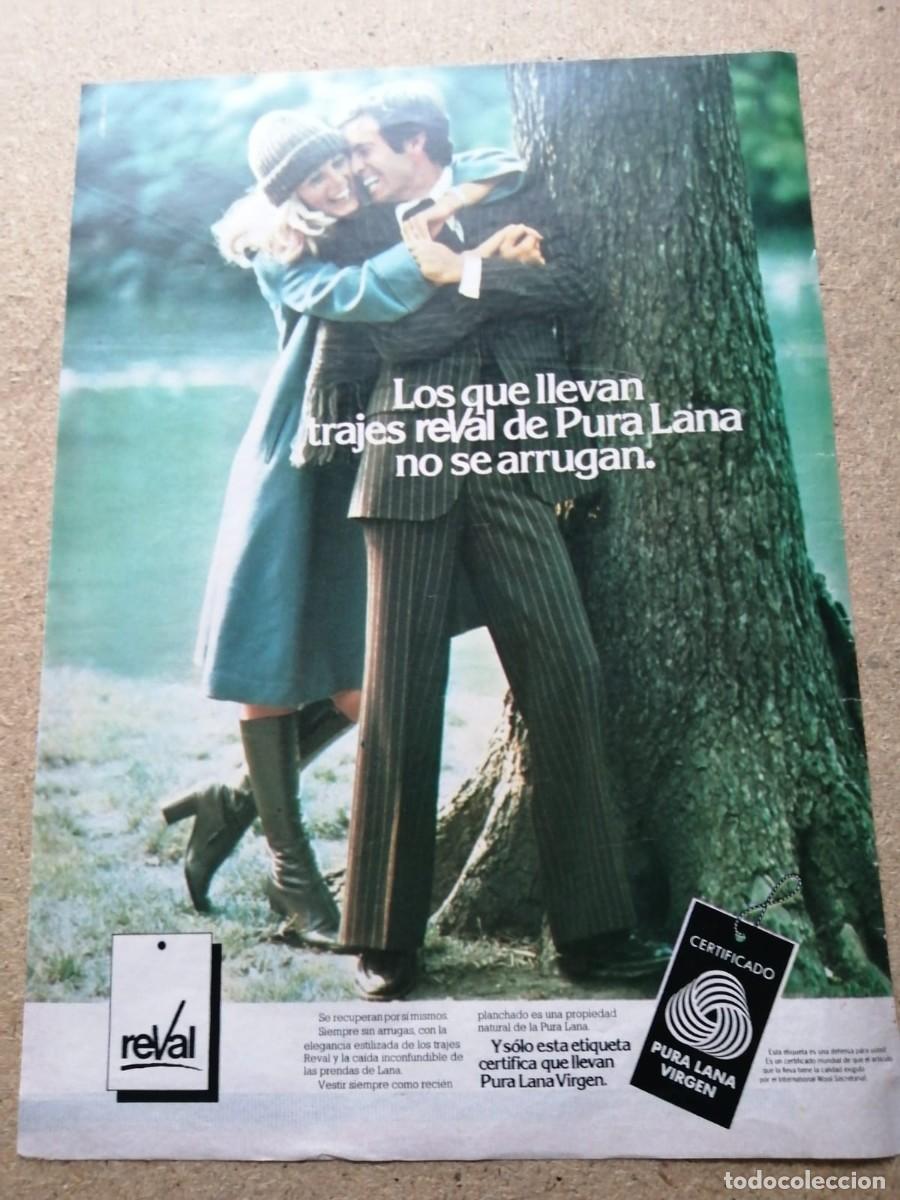 Outros artigos de papel: ANUNCIO. TRAJES REVAL DE PURA LANA VIRGEN