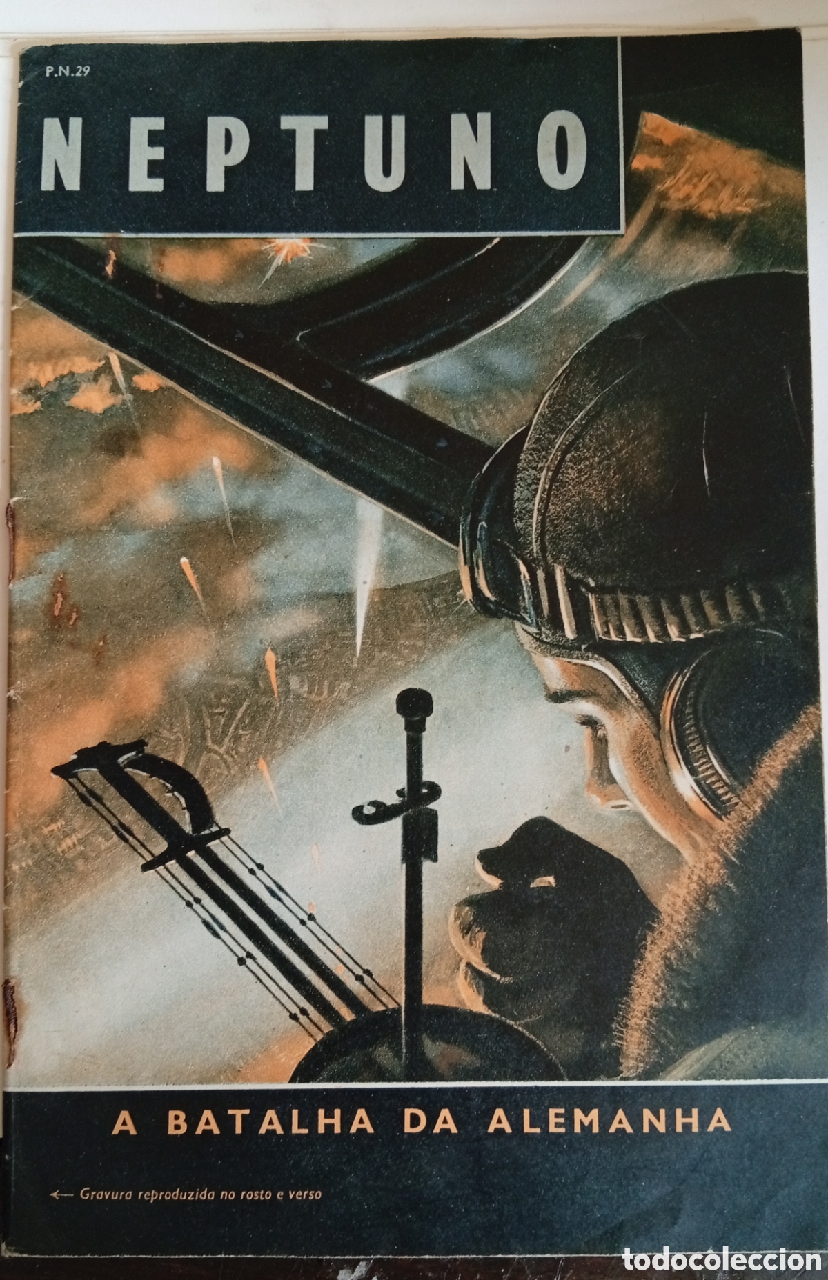 Otros Art&iacute;culos de Coleccionismo en Papel: Vieja revista Neptuno en portugu&eacute;s a batalha da Alemanha