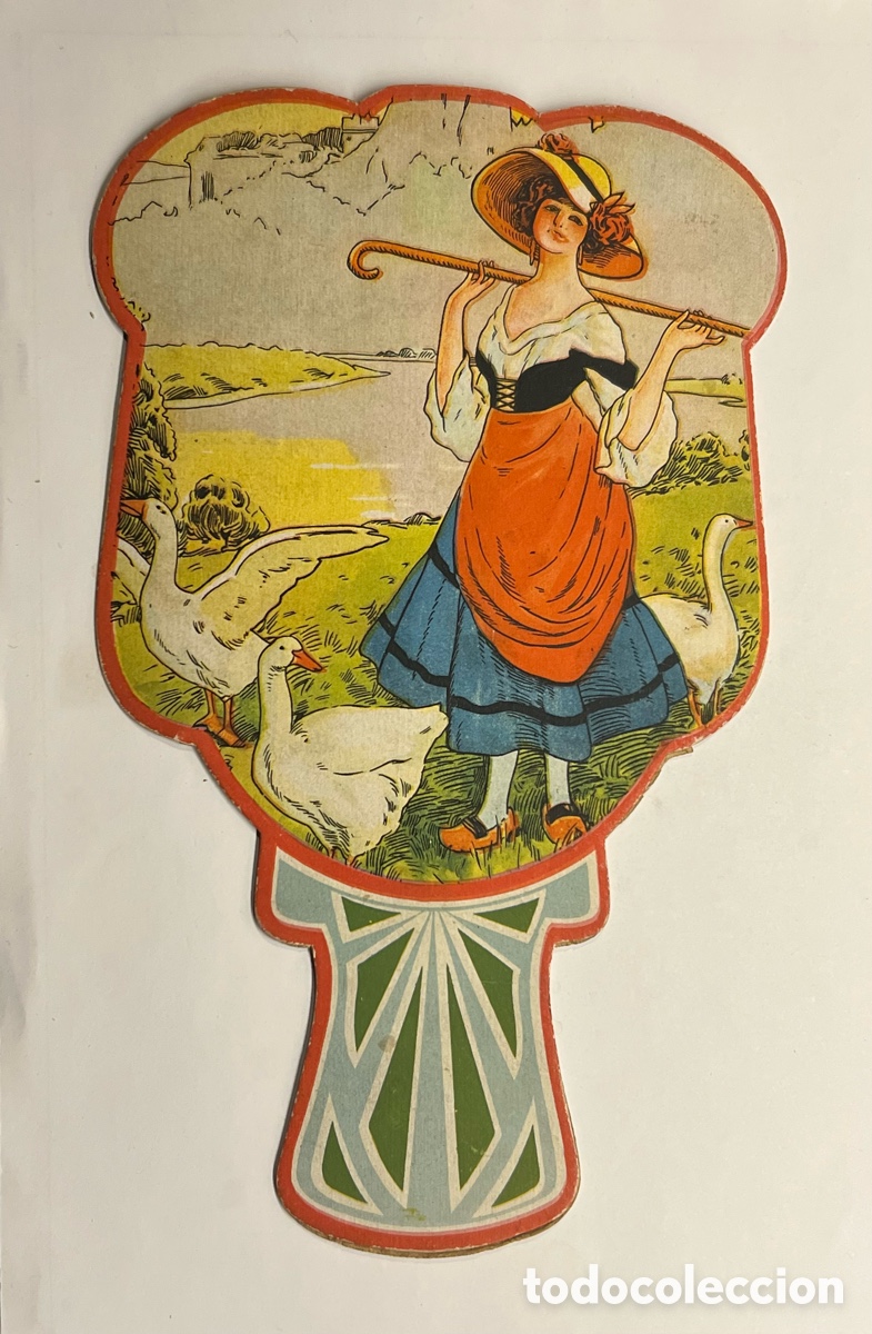 Otros Art&iacute;culos de Coleccionismo en Papel: PAY PAY.. CAL&Ccedil;ATS SERRA, Barcelona&hellip; Publicidad antigua de corte Modernista (h.1930?)