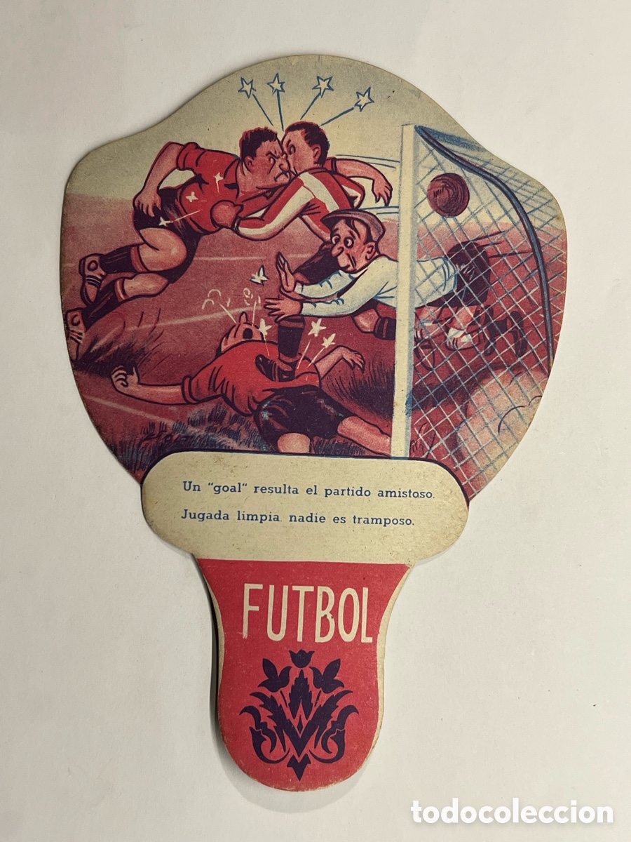 Otros Art&iacute;culos de Coleccionismo en Papel: PAY PAY.. FUTBOL.. BARCELONA. Publicidad: COMERCIAL ANONIMA.. SOLER Y MORA (h.1940?)