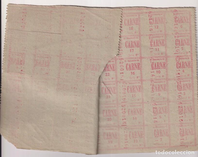 Otros Art&iacute;culos de Coleccionismo en Papel: Cartilla de racionamiento de 1948. Quedan 11 hojas con cupones de patatas, pasta de sopa, carne, var