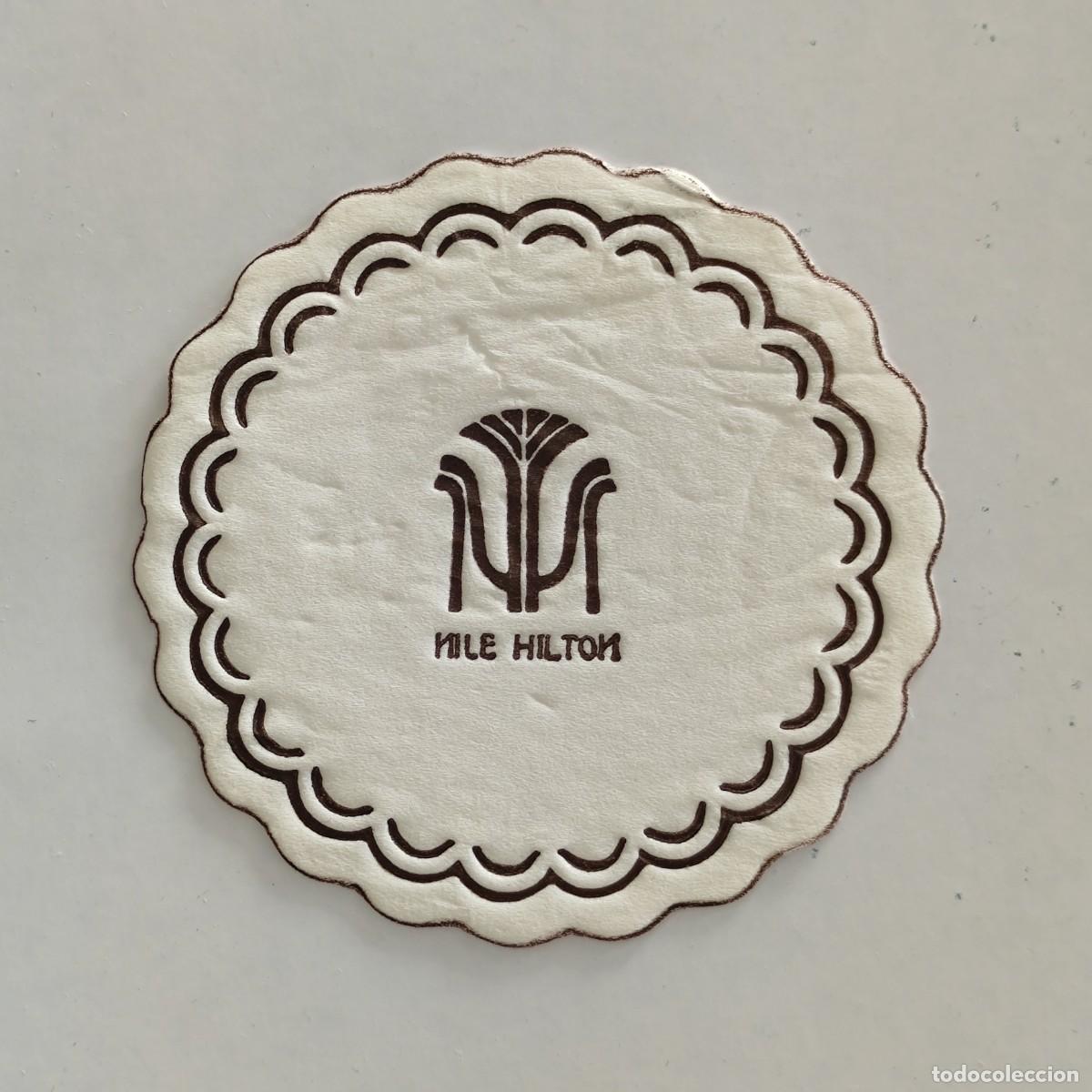 Otros Art&iacute;culos de Coleccionismo en Papel: POSAVASOS - EGIPTO - NILE HILTON - HOTEL