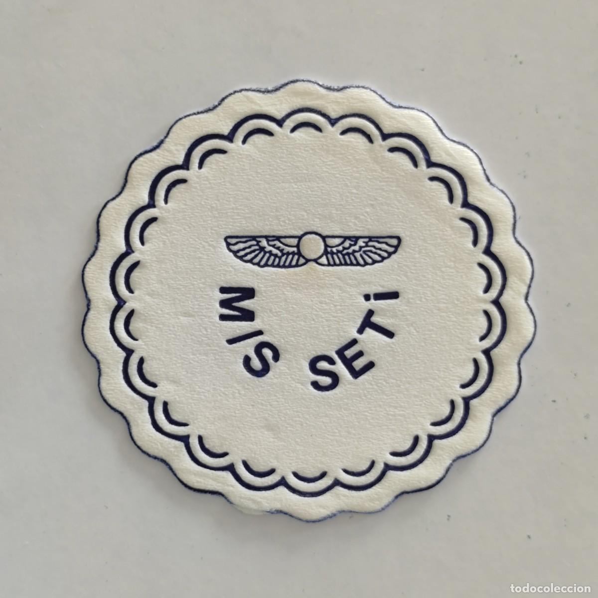 Otros Art&iacute;culos de Coleccionismo en Papel: POSAVASOS - M/S SETI - BARCO ? EGIPTO ?