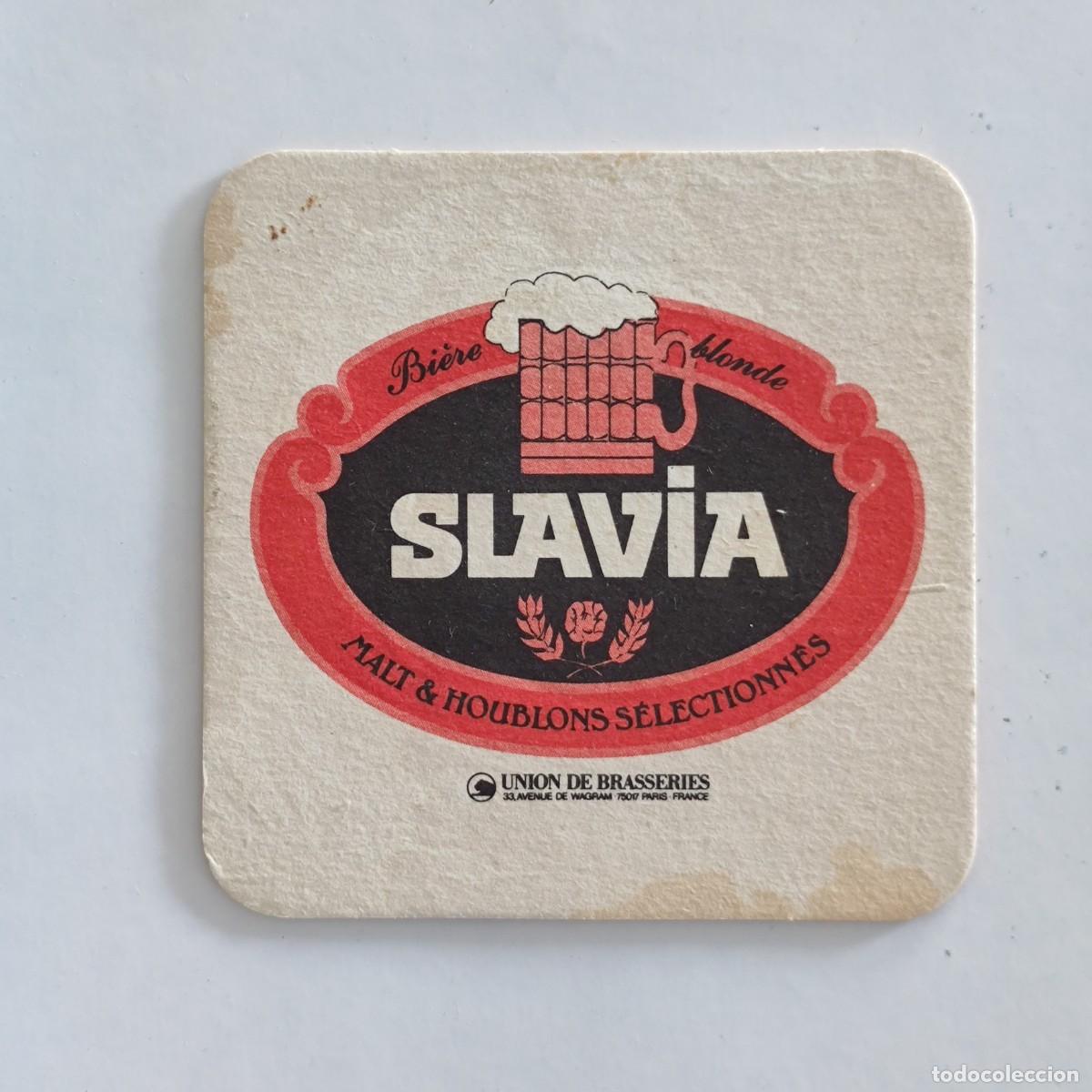 Otros Art&iacute;culos de Coleccionismo en Papel: POSAVASOS - SLAVIA - CERVEZA