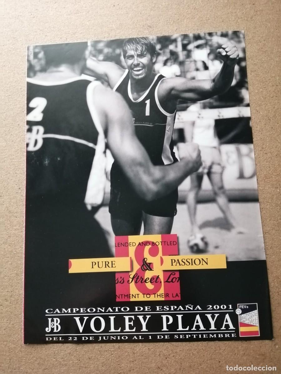Otros Art&iacute;culos de Coleccionismo en Papel: ANUNCIO. CAMPEONATO DE ESPA&Ntilde;A VOLEY PLAYA 2001. J&B