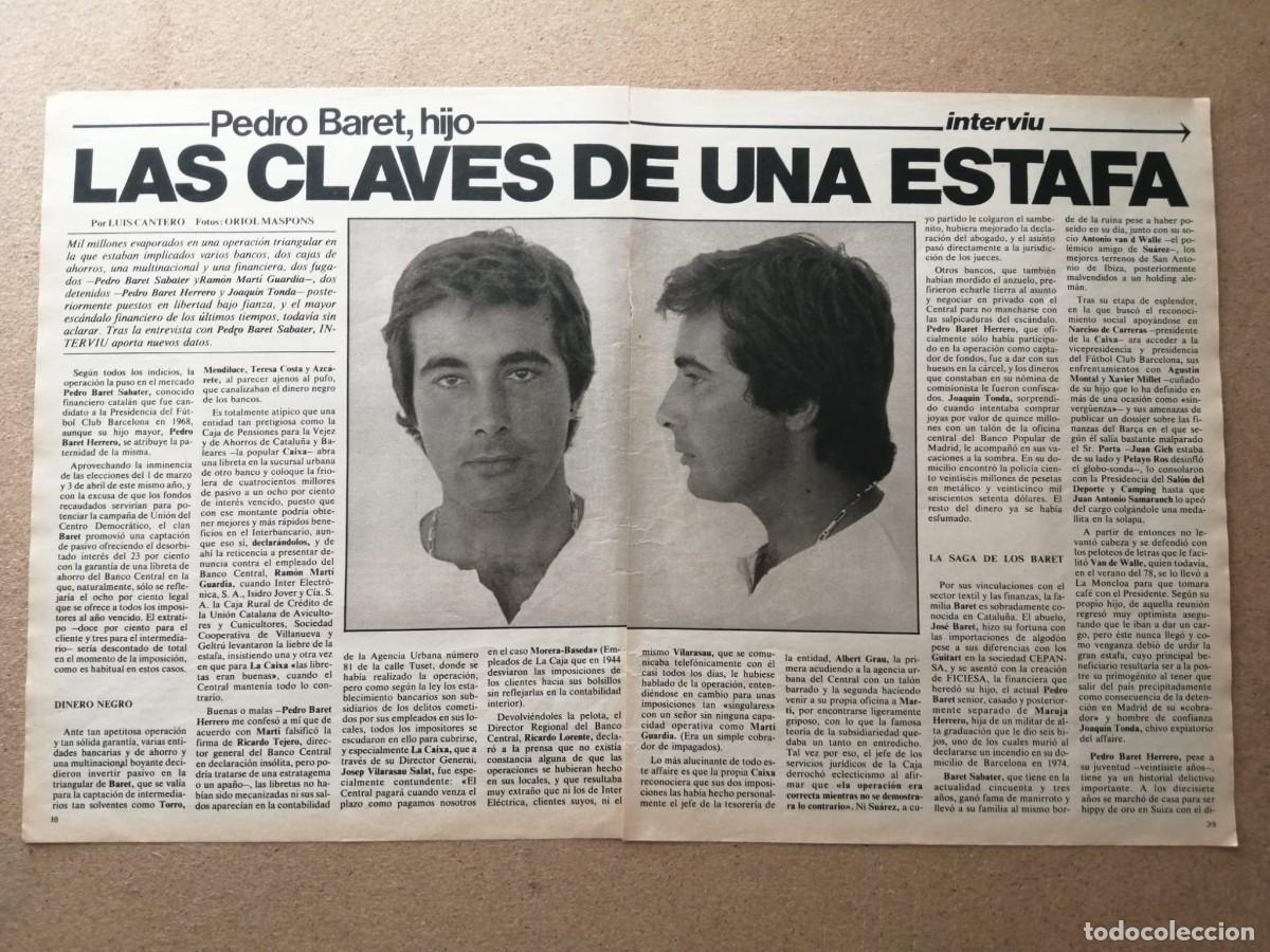Otros Art&iacute;culos de Coleccionismo en Papel: REPORTAJE. PEDRO BARET HIJO, LAS CLAVES DE UNA ESTAFA