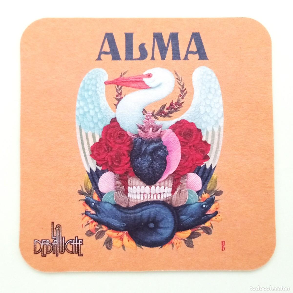 Otros Art&iacute;culos de Coleccionismo en Papel: POSAVASO CERVEZA LA DEBAUCHE ''ALMA'' (FRANCIA)