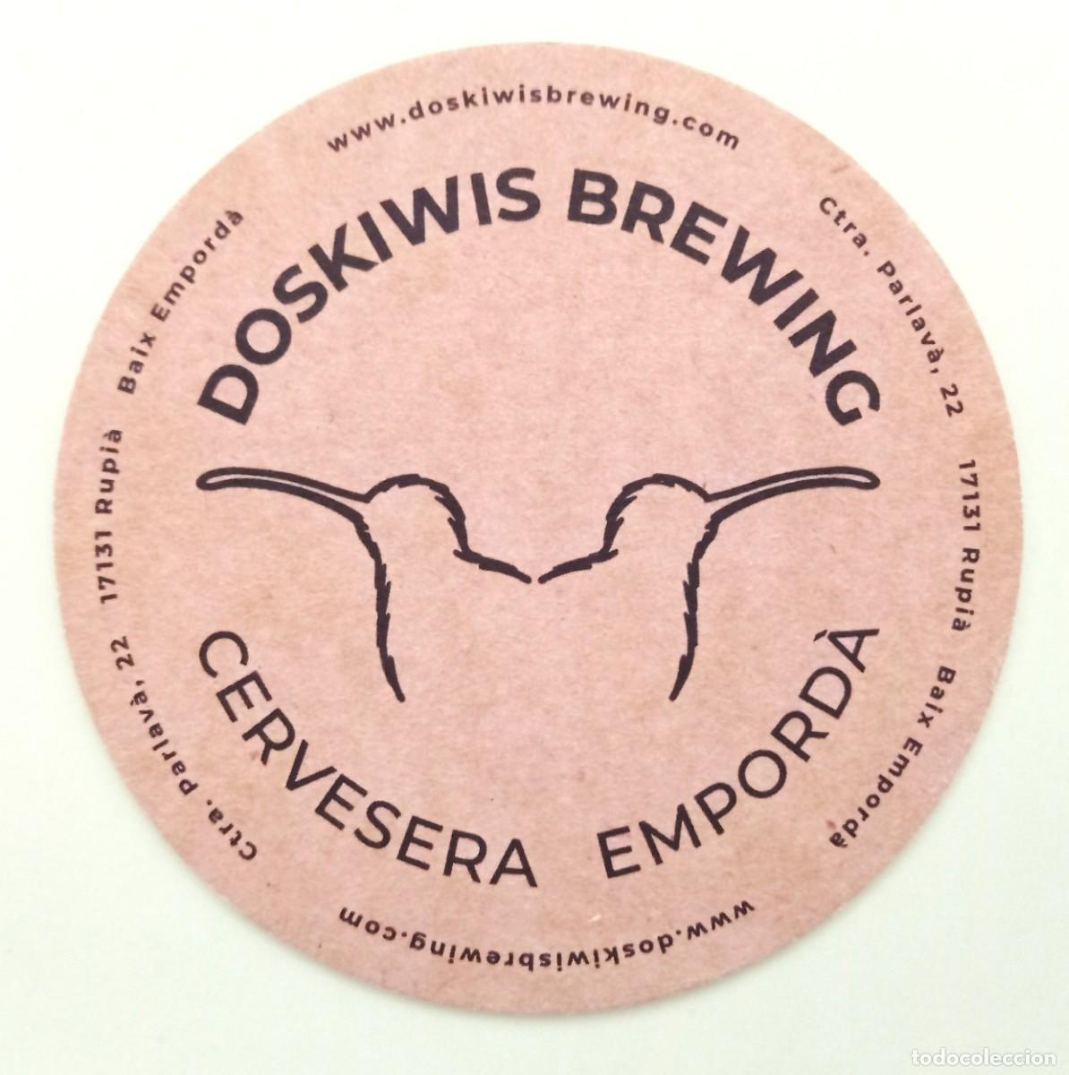 Otros Art&iacute;culos de Coleccionismo en Papel: POSAVASO CERVEZA DOSKIWIS (ESPA&Ntilde;A)
