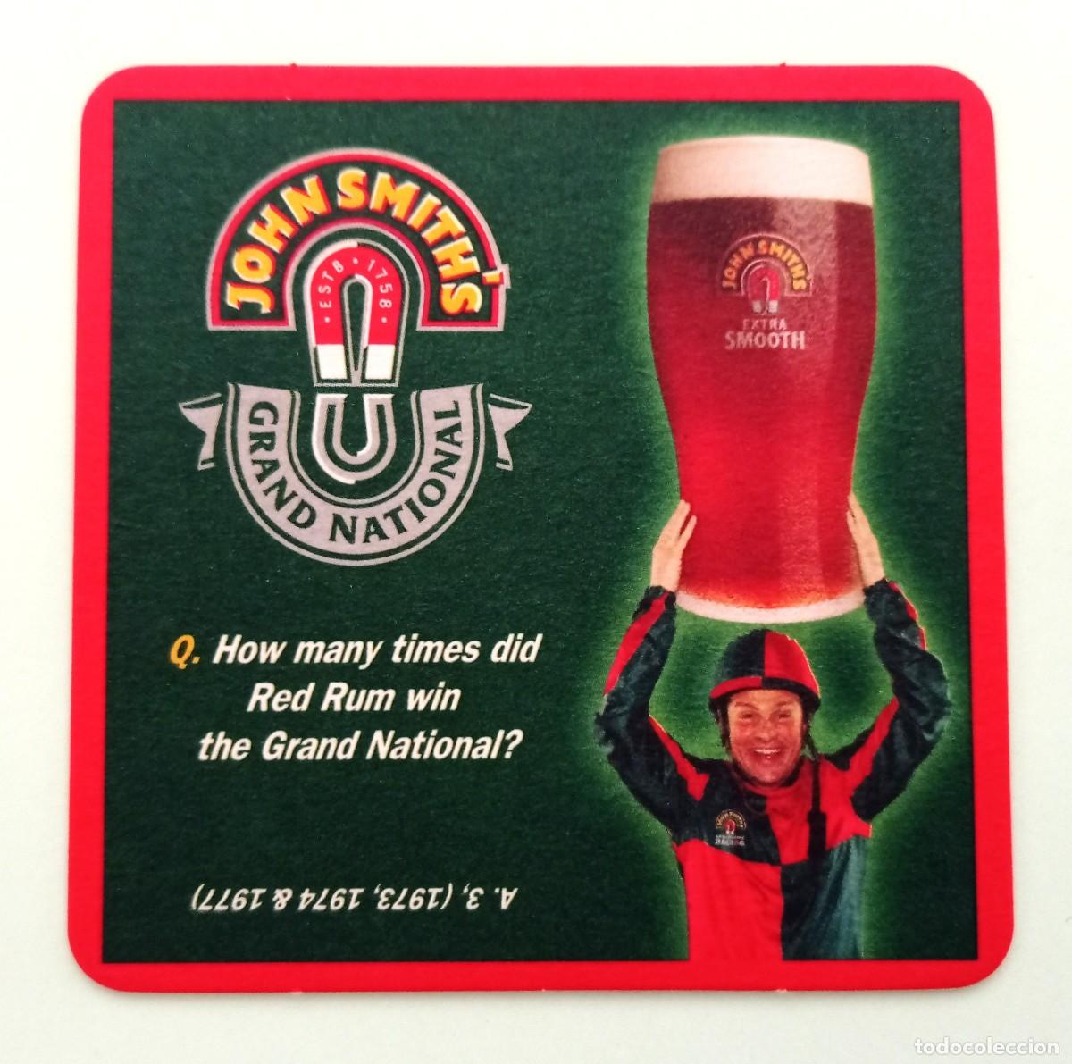 Otros Art&iacute;culos de Coleccionismo en Papel: POSAVASO CERVEZA JOHN SMITH (REINO UNIDO)