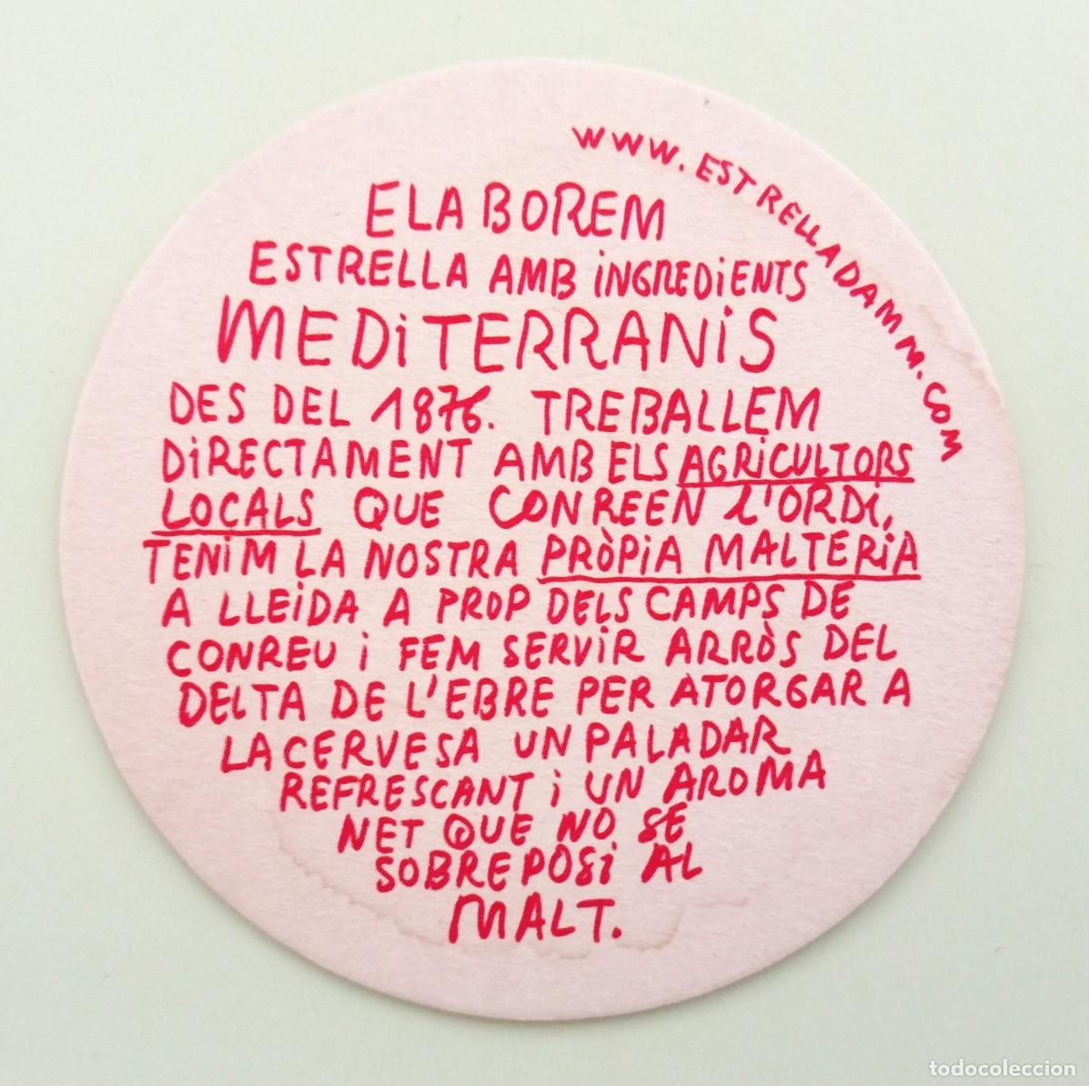 Otros Art&iacute;culos de Coleccionismo en Papel: POSAVASO CERVEZA ESTRELLA DAMM (ESPA&Ntilde;A)