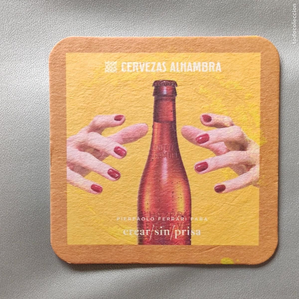 Otros Art&iacute;culos de Coleccionismo en Papel: POSAVASOS CERVEZA - ALHAMBRA - PIERPAOLO FERRARI