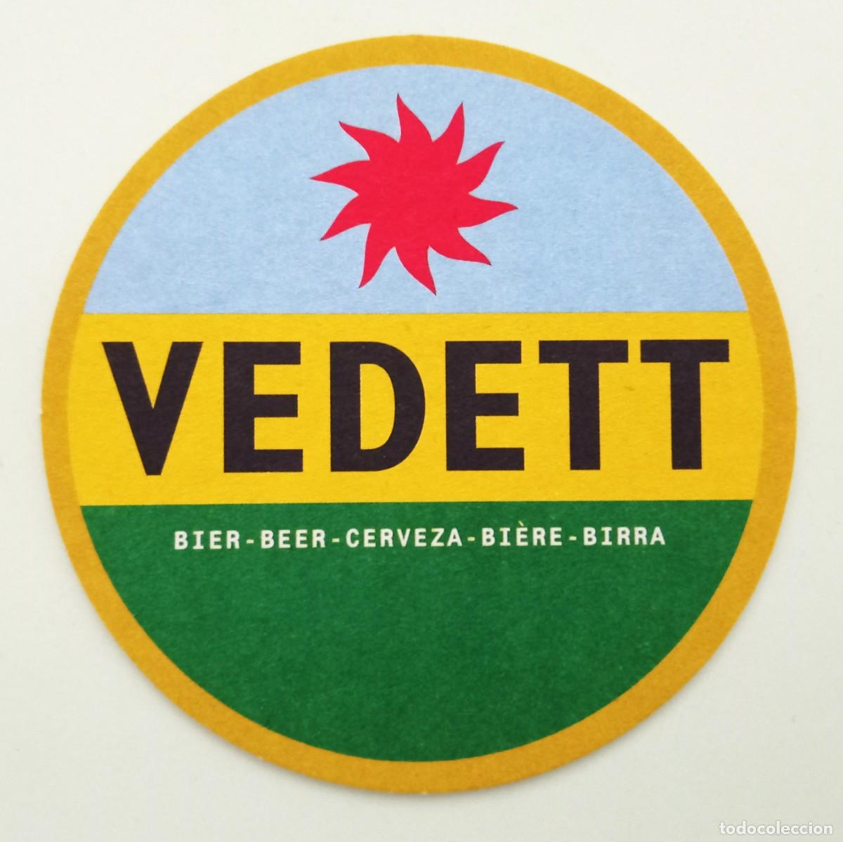 Otros Art&iacute;culos de Coleccionismo en Papel: POSAVASO CERVEZA VEDETT (B&Eacute;LGICA)