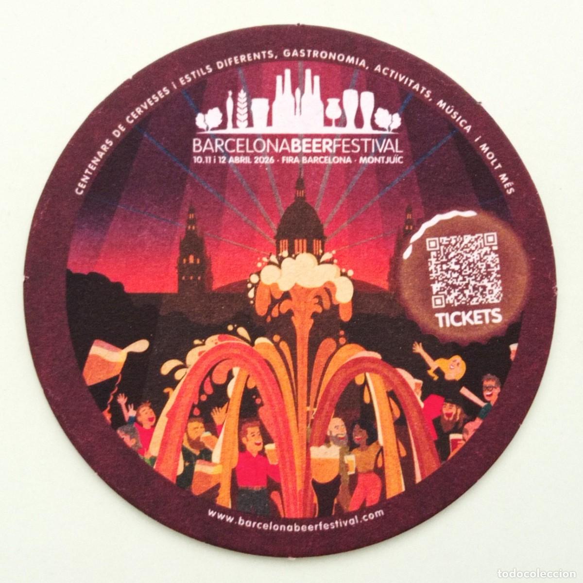 Otros Art&iacute;culos de Coleccionismo en Papel: POSAVASO BARCELONA BEER FESTIVAL 2026 (ESPA&Ntilde;A)