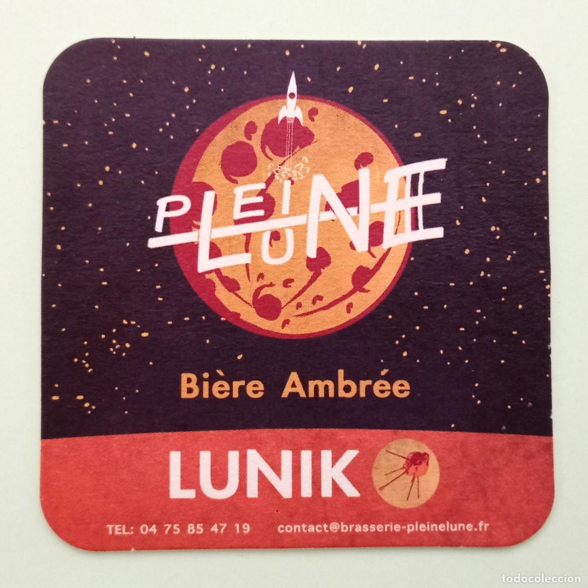 Otros Art&iacute;culos de Coleccionismo en Papel: POSAVASO CERVEZA PLEINELUNE (FRANCIA)