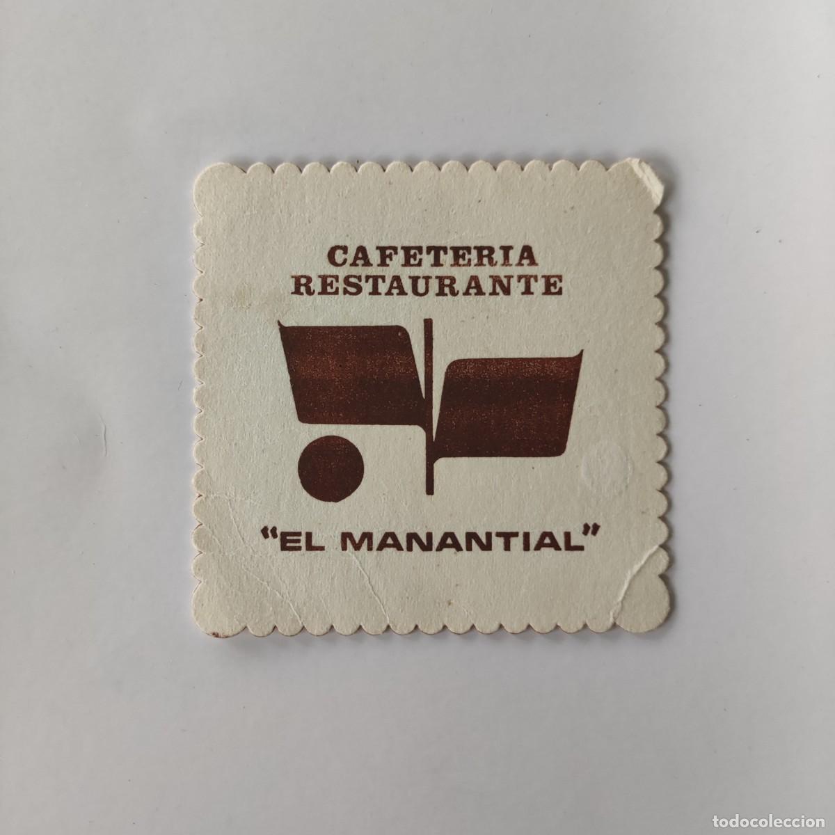 Otros Art&iacute;culos de Coleccionismo en Papel: POSAVASOS - EL MANANTIAL - CAFETERIA RESTAURANTE