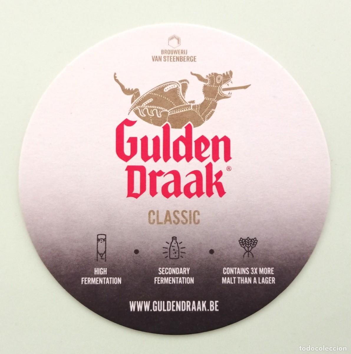 Otros Art&iacute;culos de Coleccionismo en Papel: POSAVASO CERVEZA GULDEN DRAAK (B&Eacute;LGICA)