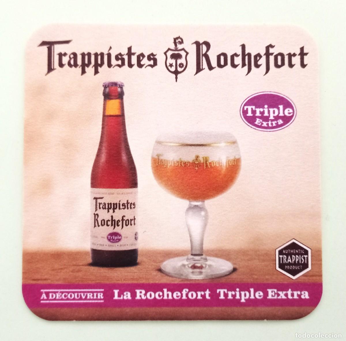 Otros Art&iacute;culos de Coleccionismo en Papel: POSAVASO CERVEZA ROCHEFORT TRIPLE EXTRA (B&Eacute;LGICA)