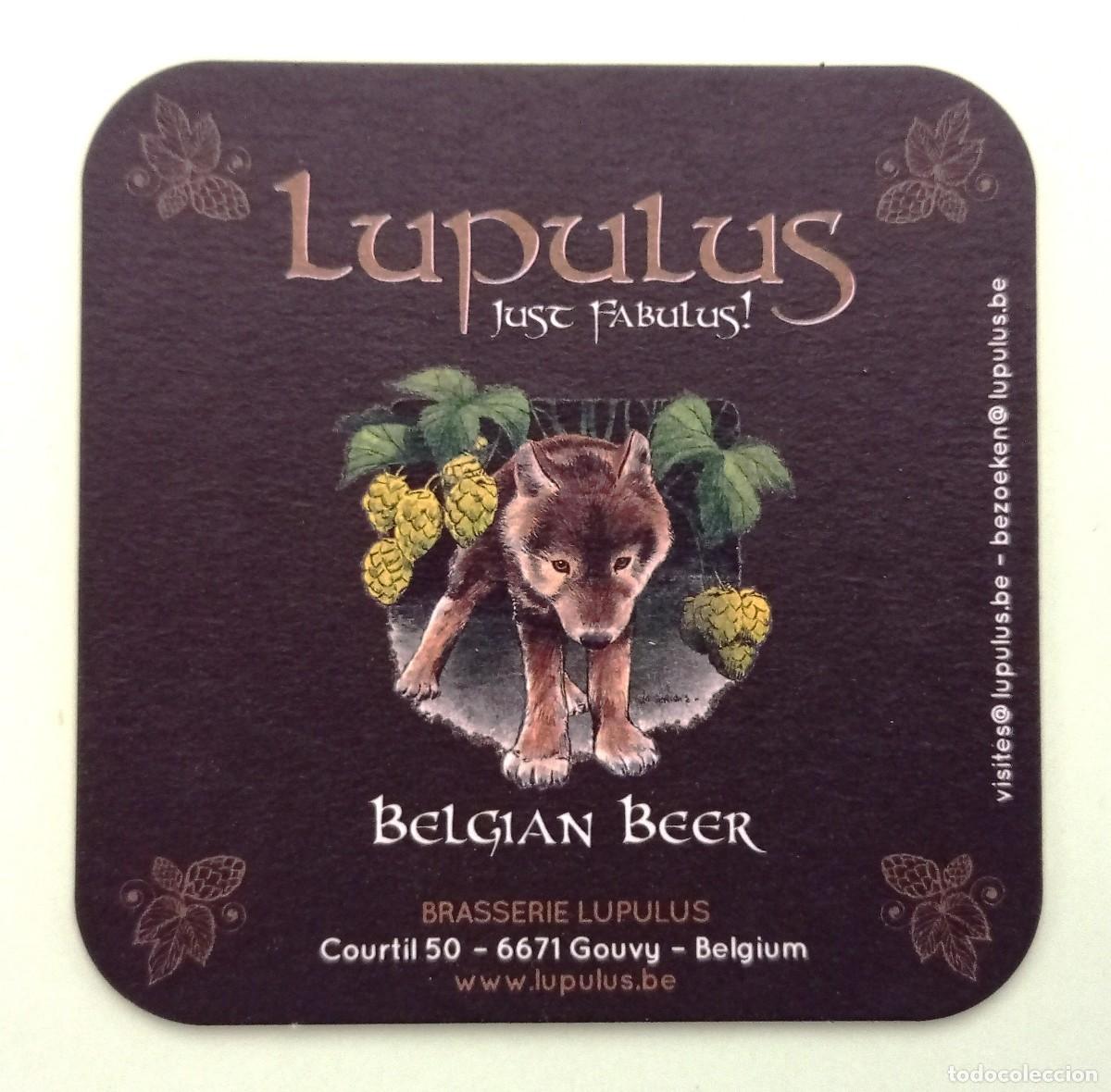 Otros Art&iacute;culos de Coleccionismo en Papel: POSAVASO CERVEZA LUPULUS (B&Eacute;LGICA)
