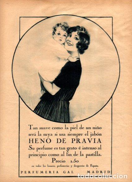 Altri oggetti di carta: LAMINA V52020: Publicidad jabon Heno de Pravia