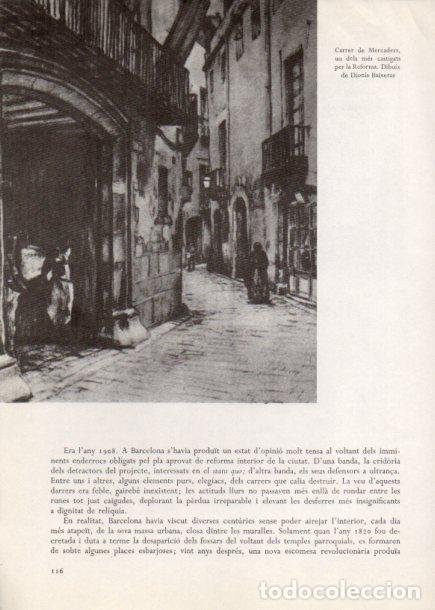 Sammelleidenschaft Andere Papierartikel: LAMINA V52546: Carrer de Mercaders dibuix de Dionis Baixeras - Carles Soldevila