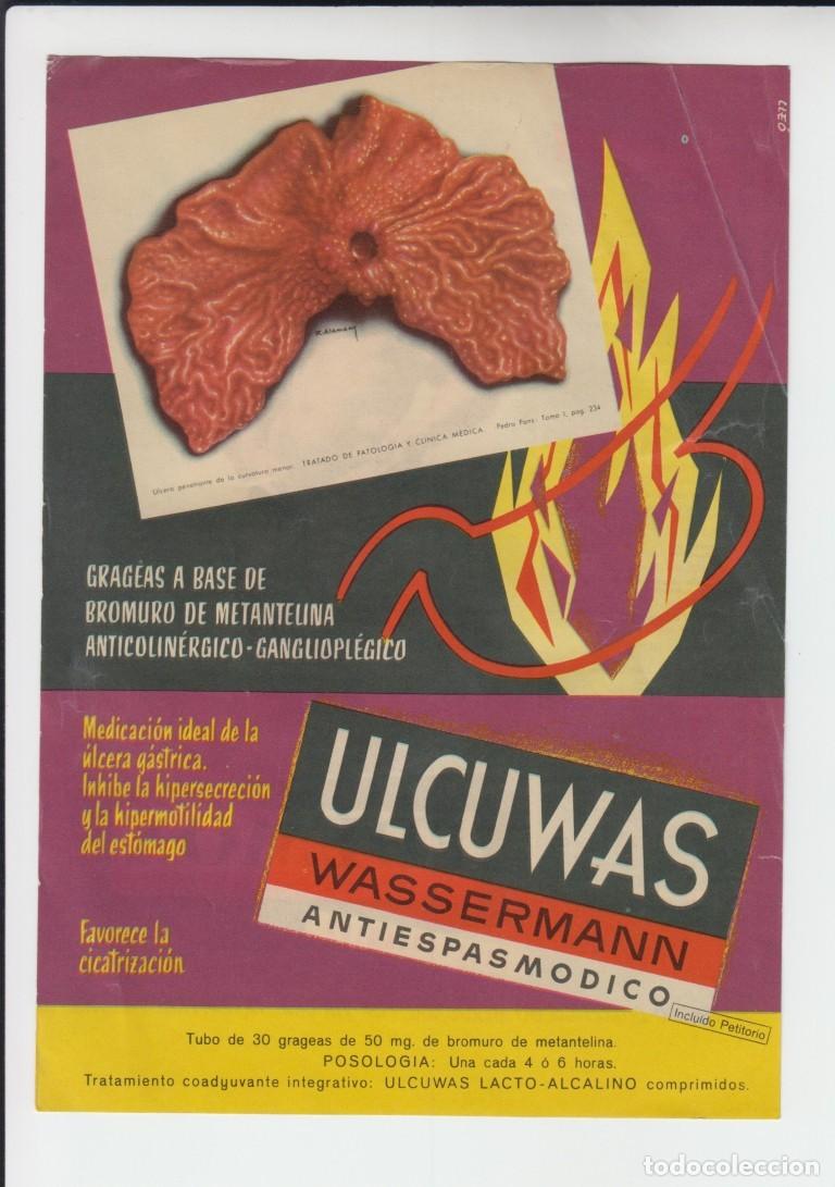 Otros Art&iacute;culos de Coleccionismo en Papel: antigua publicidad farmaceutica, EDEMOX, laboratorios wassermann