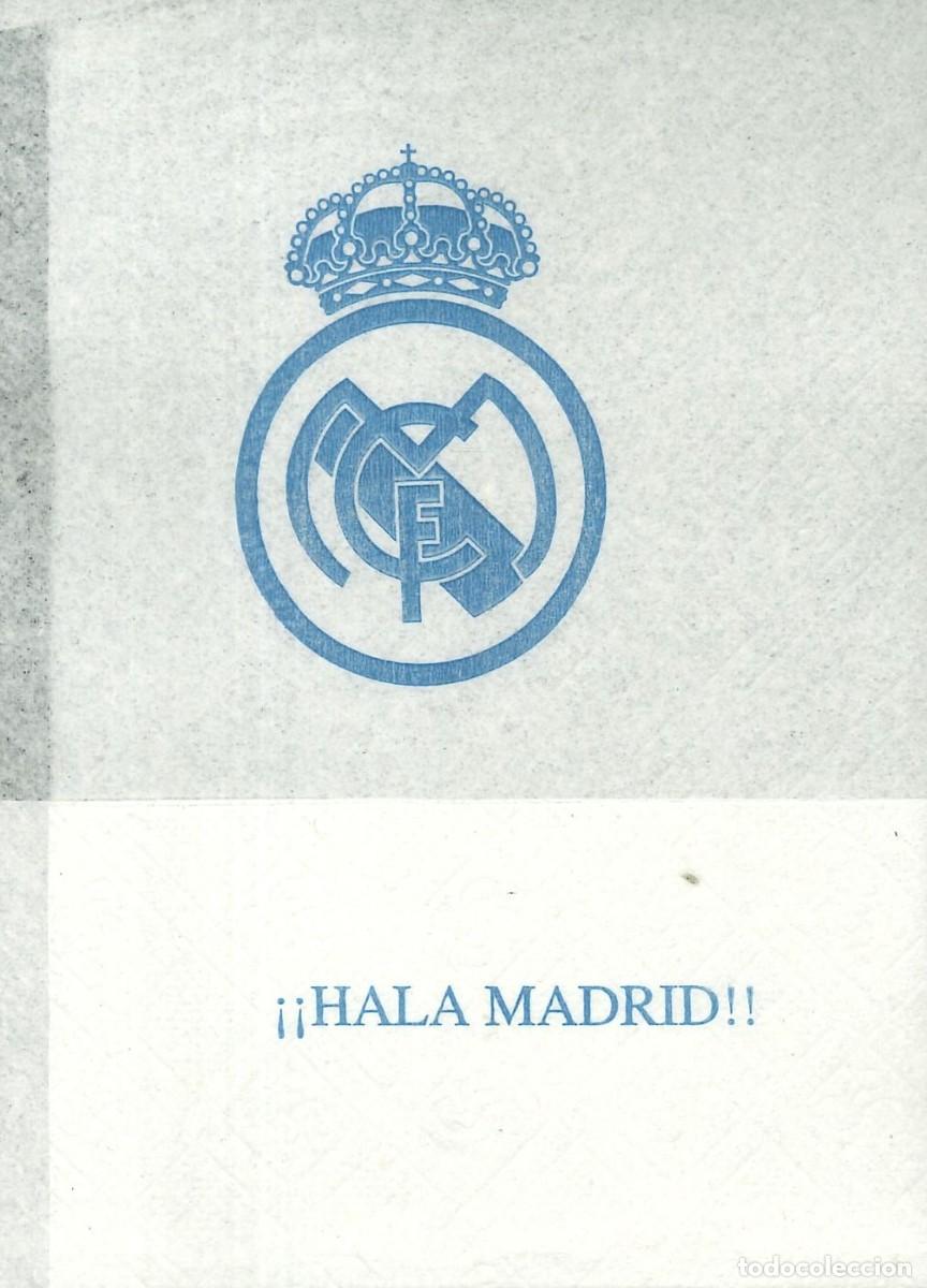 Otros Art&iacute;culos de Coleccionismo en Papel: SERVILLETA PAPEL - FUTBOL - REAL MADRID C.F.