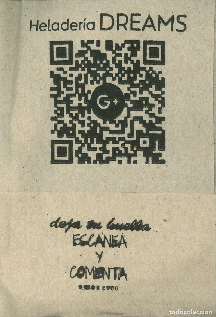 Otros Art&iacute;culos de Coleccionismo en Papel: SERVILLETA PAPEL - HELADERIA DREAMS - ALCIRA (VALENCIA)