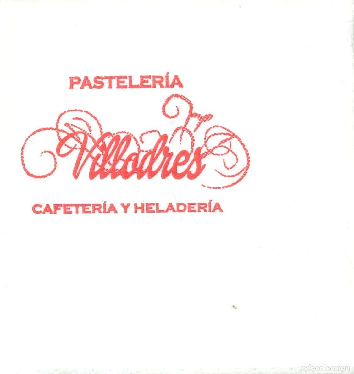Otros Art&iacute;culos de Coleccionismo en Papel: SERVILLETA PAPEL - CAFETERIA HELADERIA PASTELERIA - VILLODRES - BEAS DE SEGURA (JAEN)