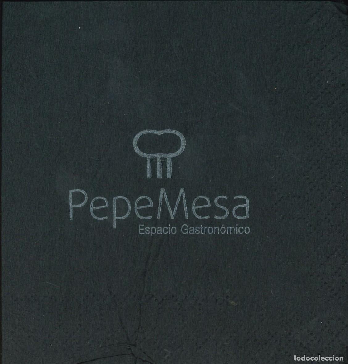 Otros Art&iacute;culos de Coleccionismo en Papel: SERVILLETA PAPEL - ESPACIO GASTRONOMICO PEPE MESA (TOLEDO)