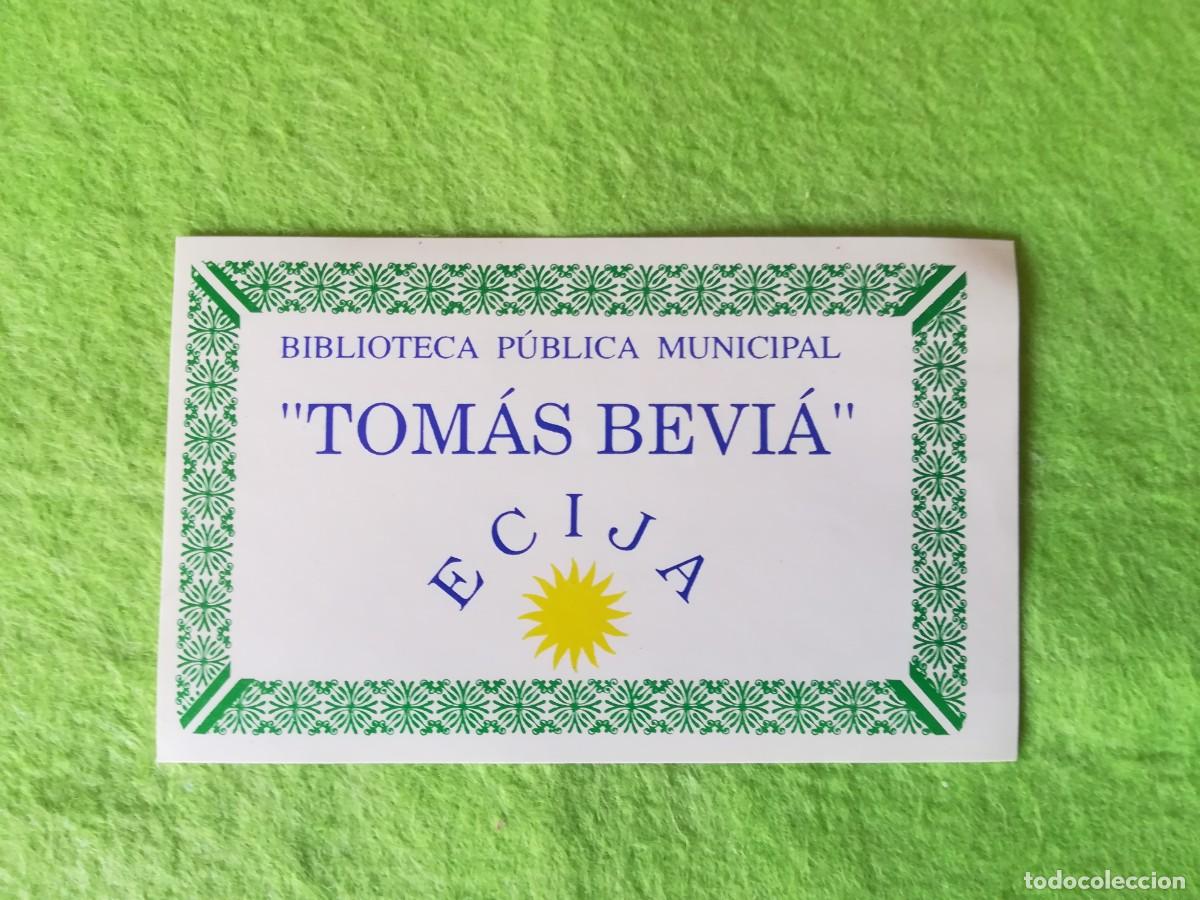 Paper Collecting Others: Pegatina bibloteca publica municipal tomas Bevia Ecija