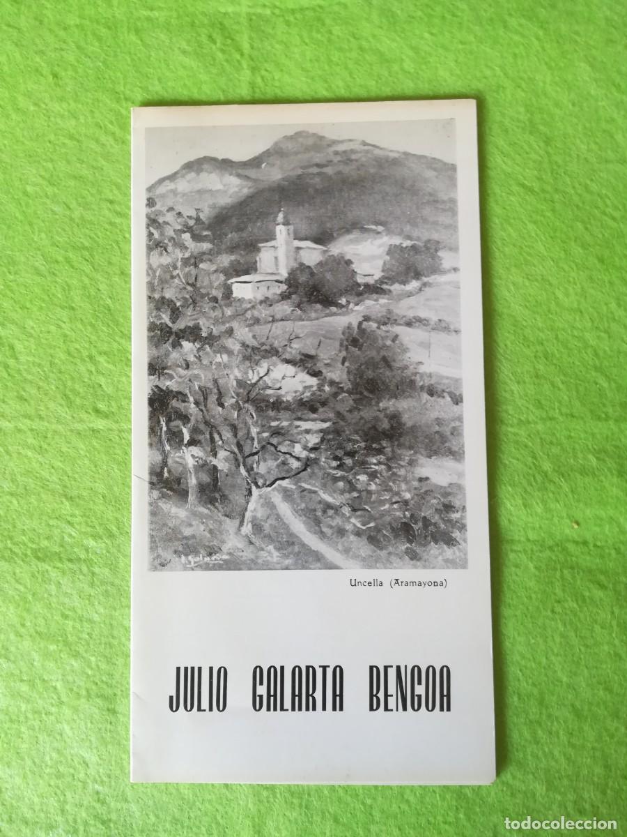 Otros Art&iacute;culos de Coleccionismo en Papel: Folleto catalogo exposicion Julio Galarta Bengoa salones cultura Luis Ajuria Vitoria 1973