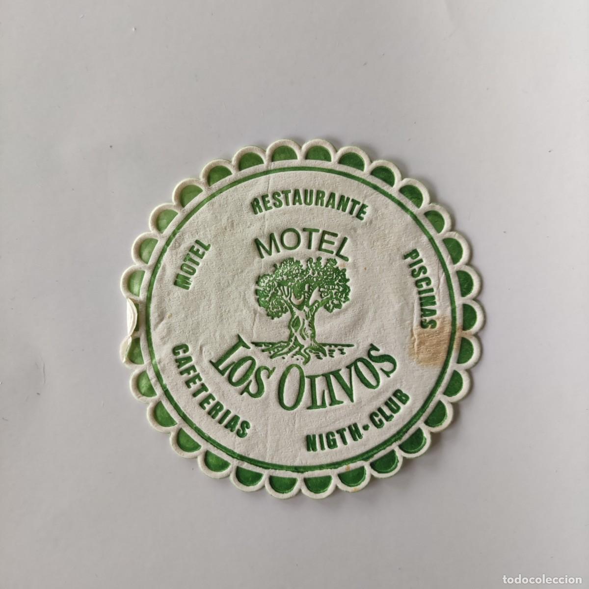 Otros Art&iacute;culos de Coleccionismo en Papel: POSAVASOS - MADRID - LOS OLIVOS - MOTEL RESTAURANTE PISCINAS CAFETERIAS NIGHT-CLUB - ARBOL FLORA