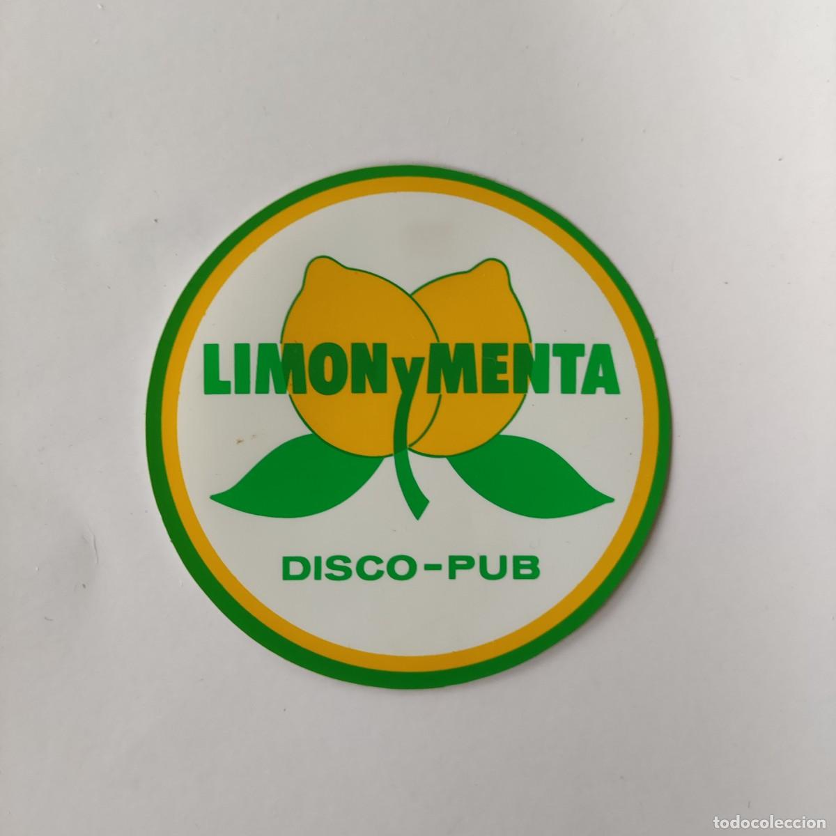 Otros Art&iacute;culos de Coleccionismo en Papel: POSAVASOS PLASTICO - LIMON Y MENTA - DISCO-PUB