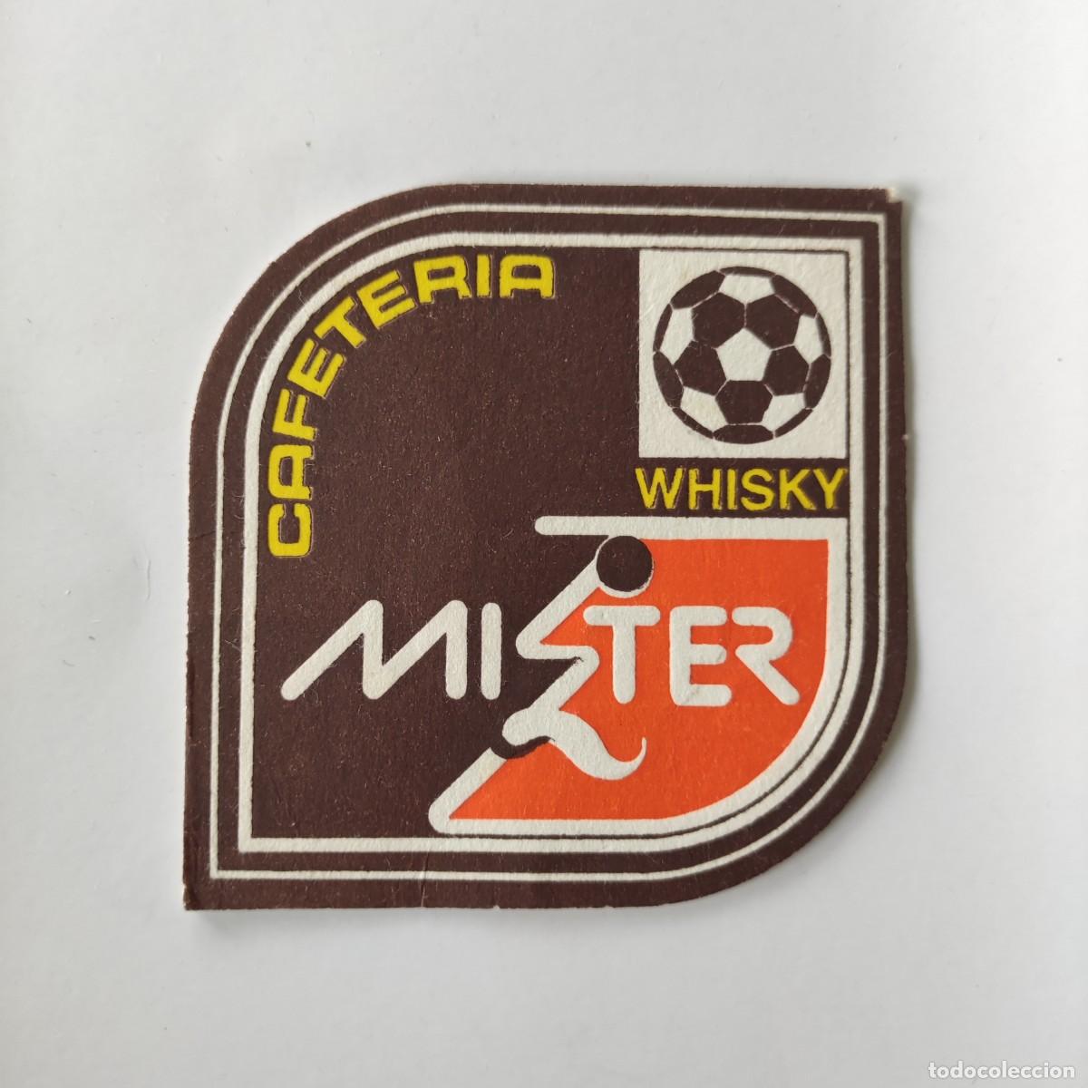 Otros Art&iacute;culos de Coleccionismo en Papel: POSAVASOS - MISTER - CAFETERIA WHISKY - FUTBOL DEPORTES