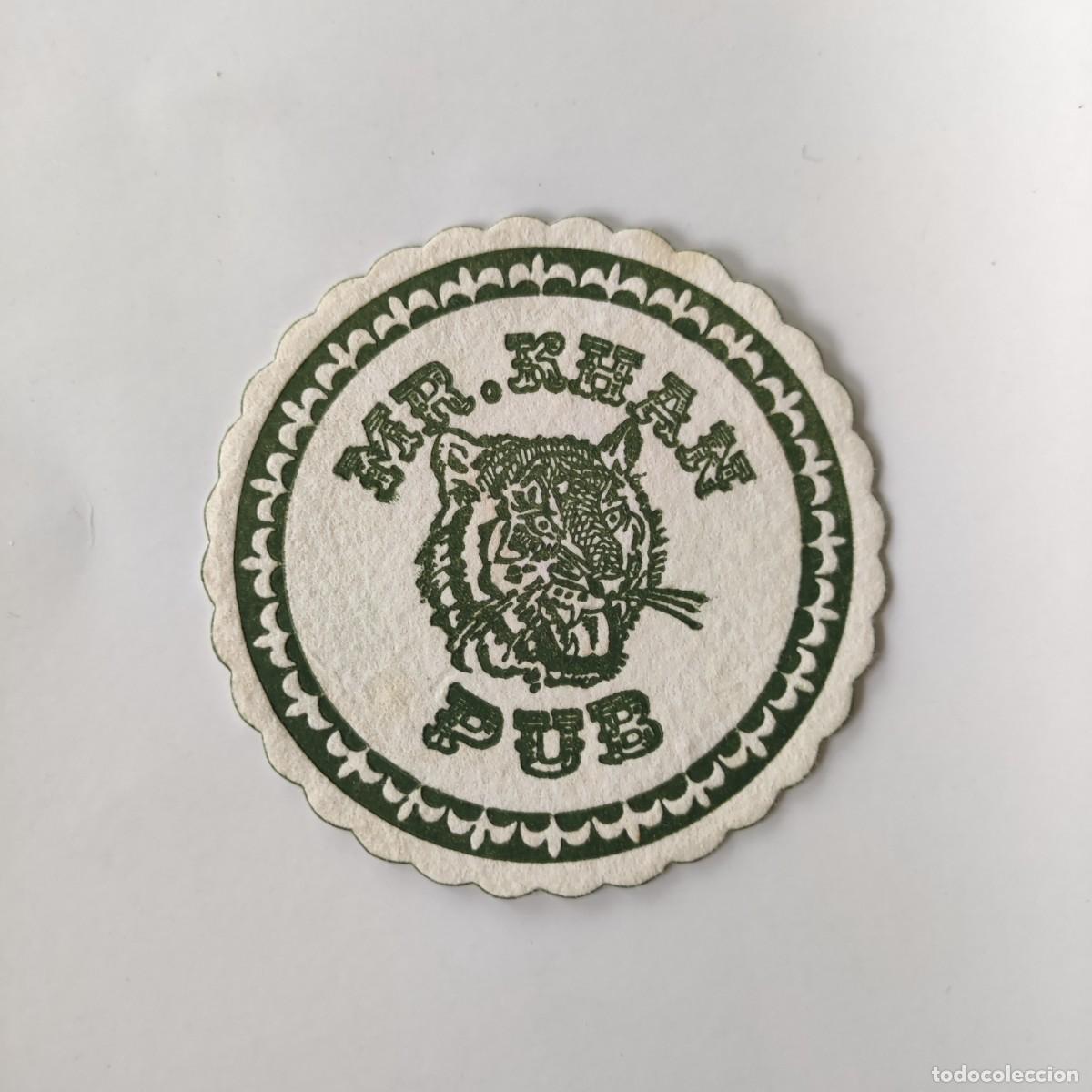 Otros Art&iacute;culos de Coleccionismo en Papel: POSAVASOS - MR. KHAN PUB - TIGRE FAUNA