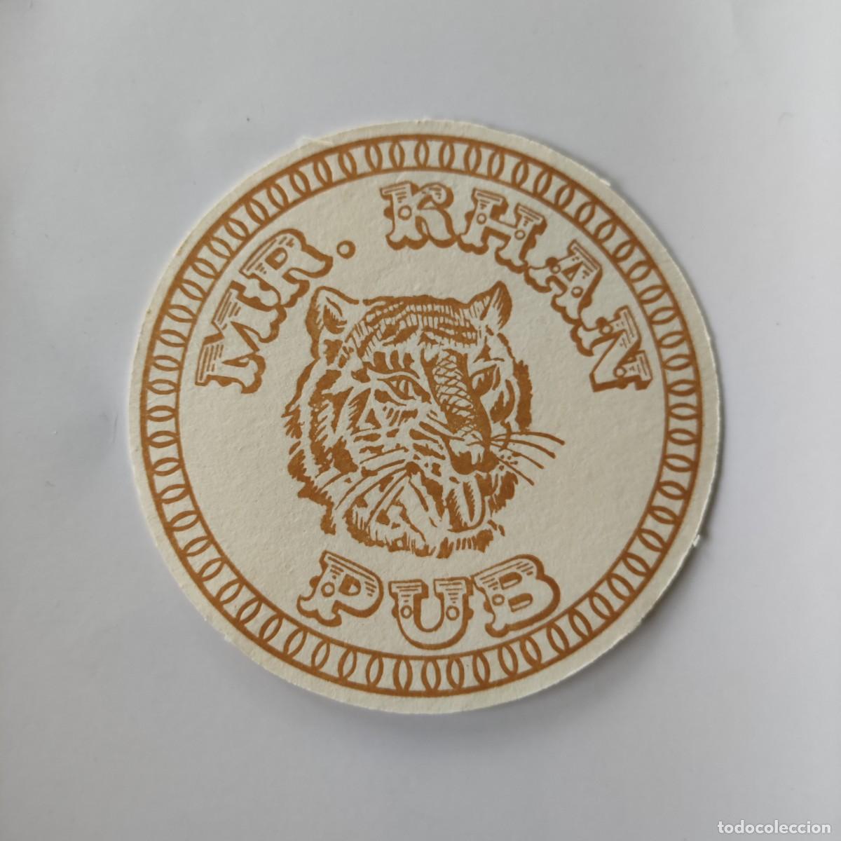 Otros Art&iacute;culos de Coleccionismo en Papel: POSAVASOS - MR. KHAN PUB - TIGRE FAUNA