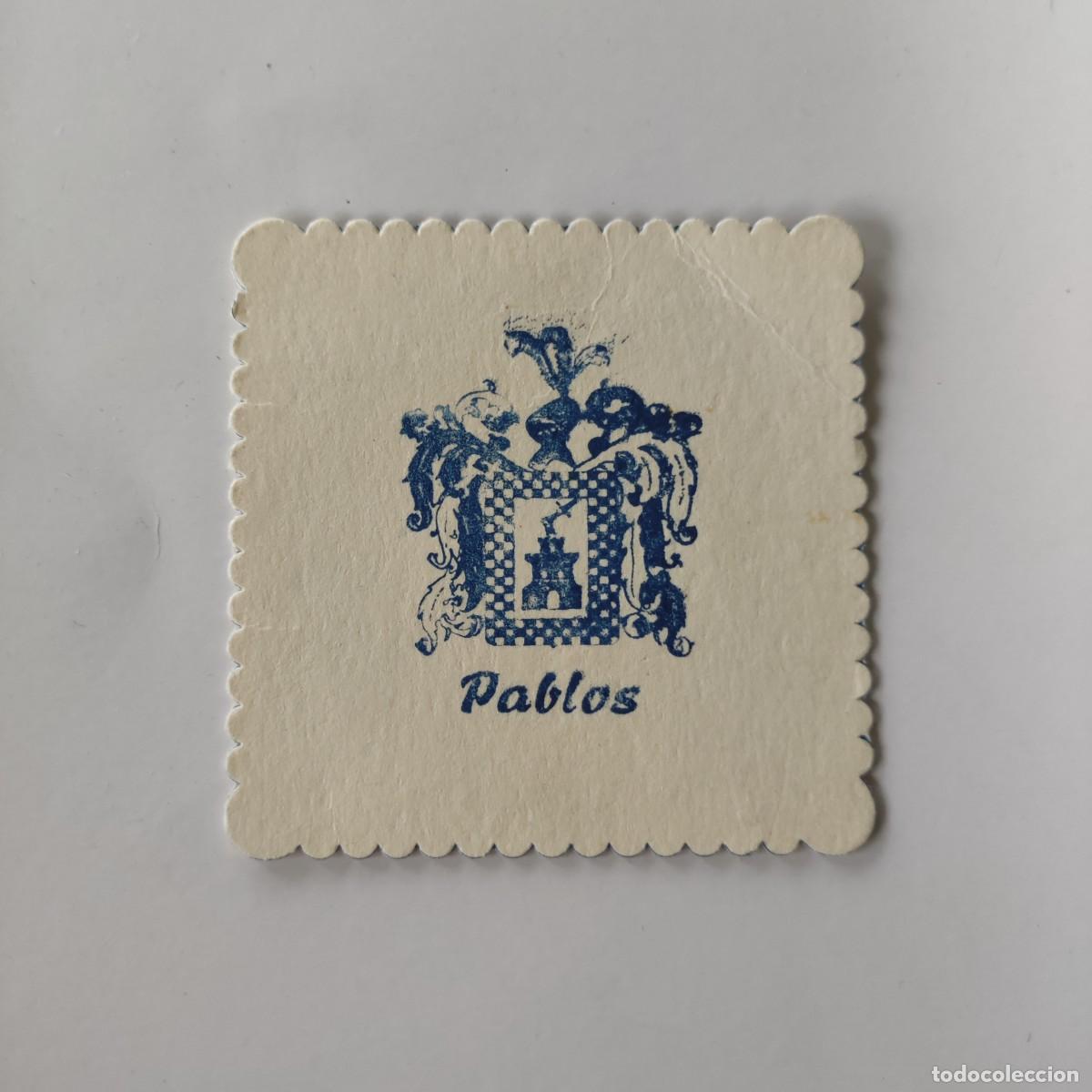 Otros Art&iacute;culos de Coleccionismo en Papel: POSAVASOS - PABLOS - HERALDICA