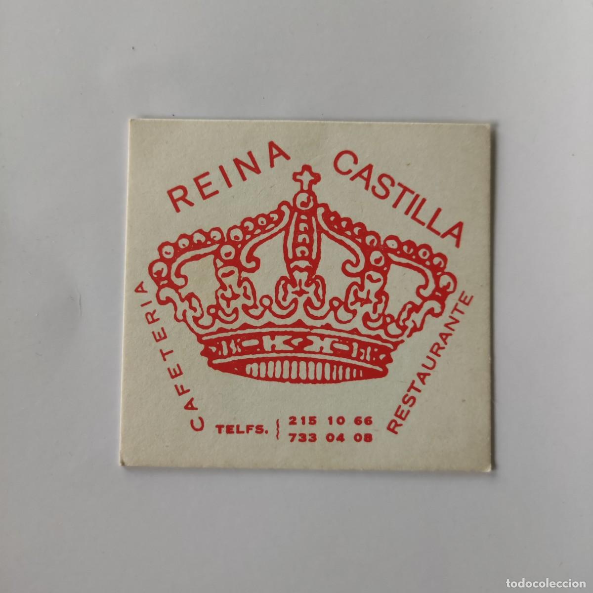Otros Art&iacute;culos de Coleccionismo en Papel: POSAVASOS - REINA CASTILLA - CAFETERIA RESTAURANTE