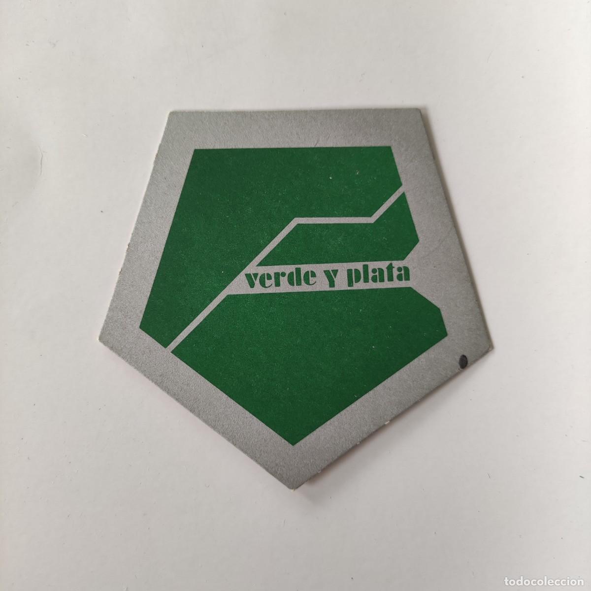 Otros Art&iacute;culos de Coleccionismo en Papel: POSAVASOS - MADRID - VERDE Y PLATA