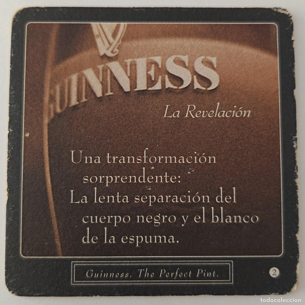 Otros Art&iacute;culos de Coleccionismo en Papel: Posavasos. Guinness. La Revelacion. The Perfect Pint.
