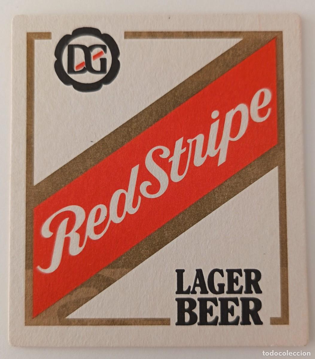 Otros Art&iacute;culos de Coleccionismo en Papel: Posavasos. Red Stripe. Lager Beer.