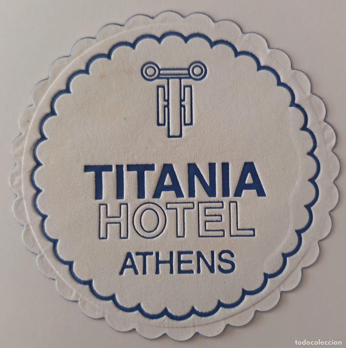 Otros Art&iacute;culos de Coleccionismo en Papel: Posavasos. Titania. Hotel ATHENS.