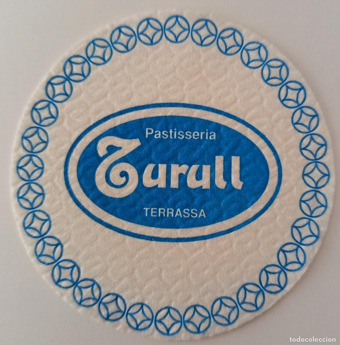 Otros Art&iacute;culos de Coleccionismo en Papel: Posavasos. Pastisseria Turull. Terrassa. Barcelona.