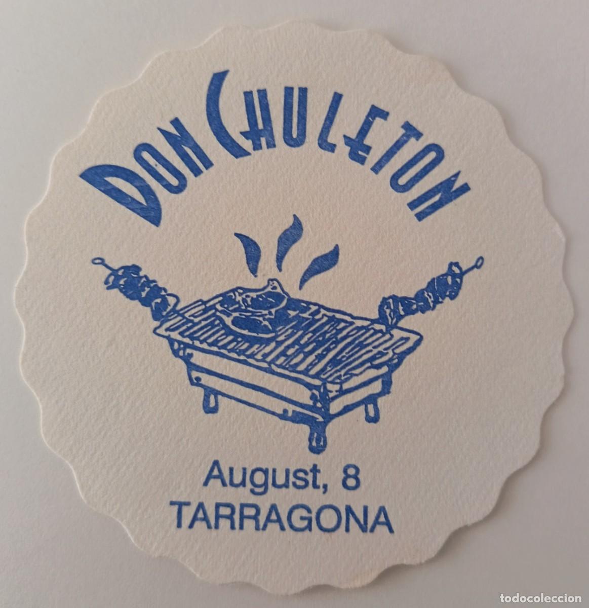 Otros Art&iacute;culos de Coleccionismo en Papel: Posavasos. Don Chuleton. Tarragona. Troquelado.