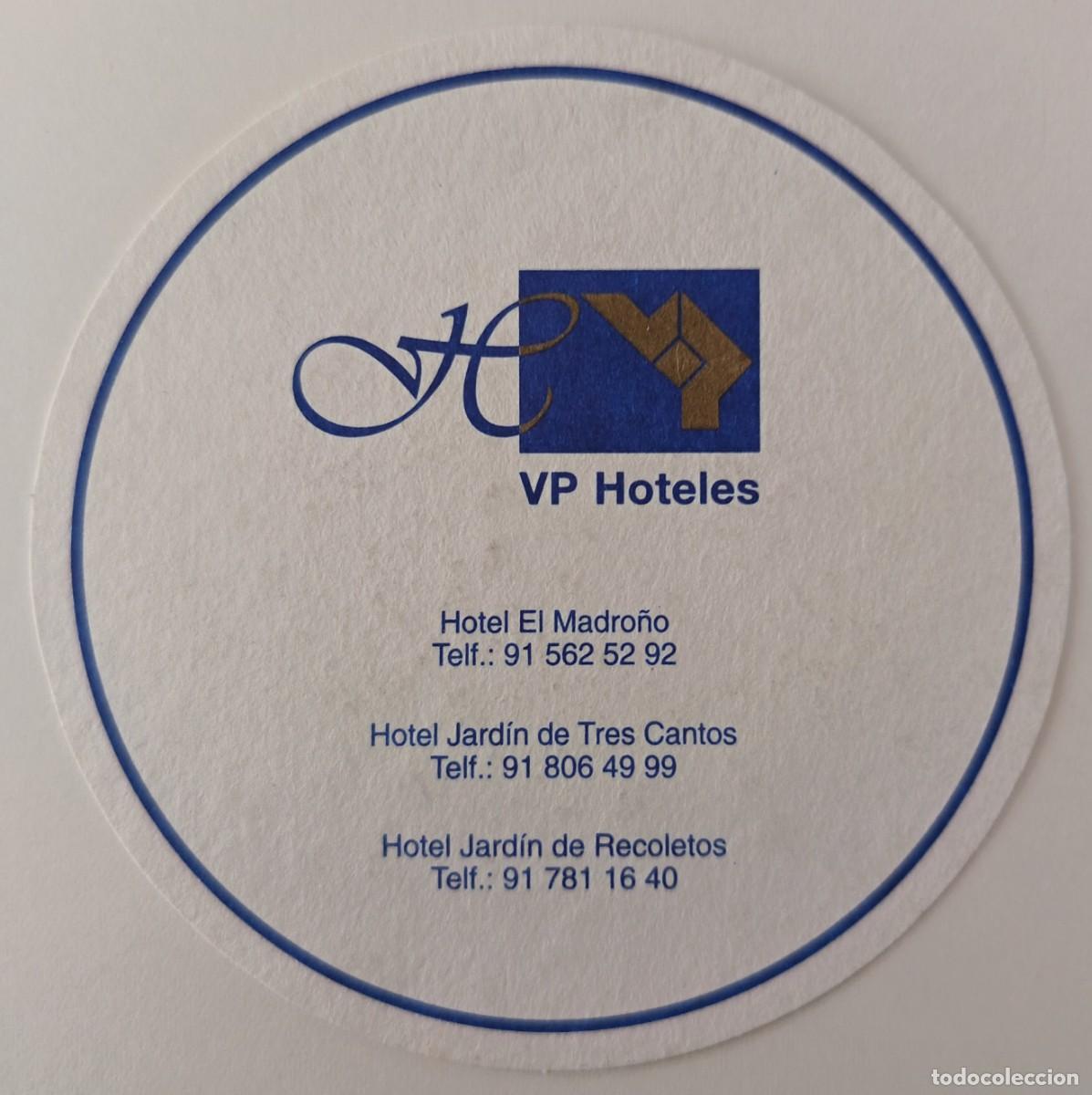 Otros Art&iacute;culos de Coleccionismo en Papel: Posavasos. VP Hoteles Madrid.